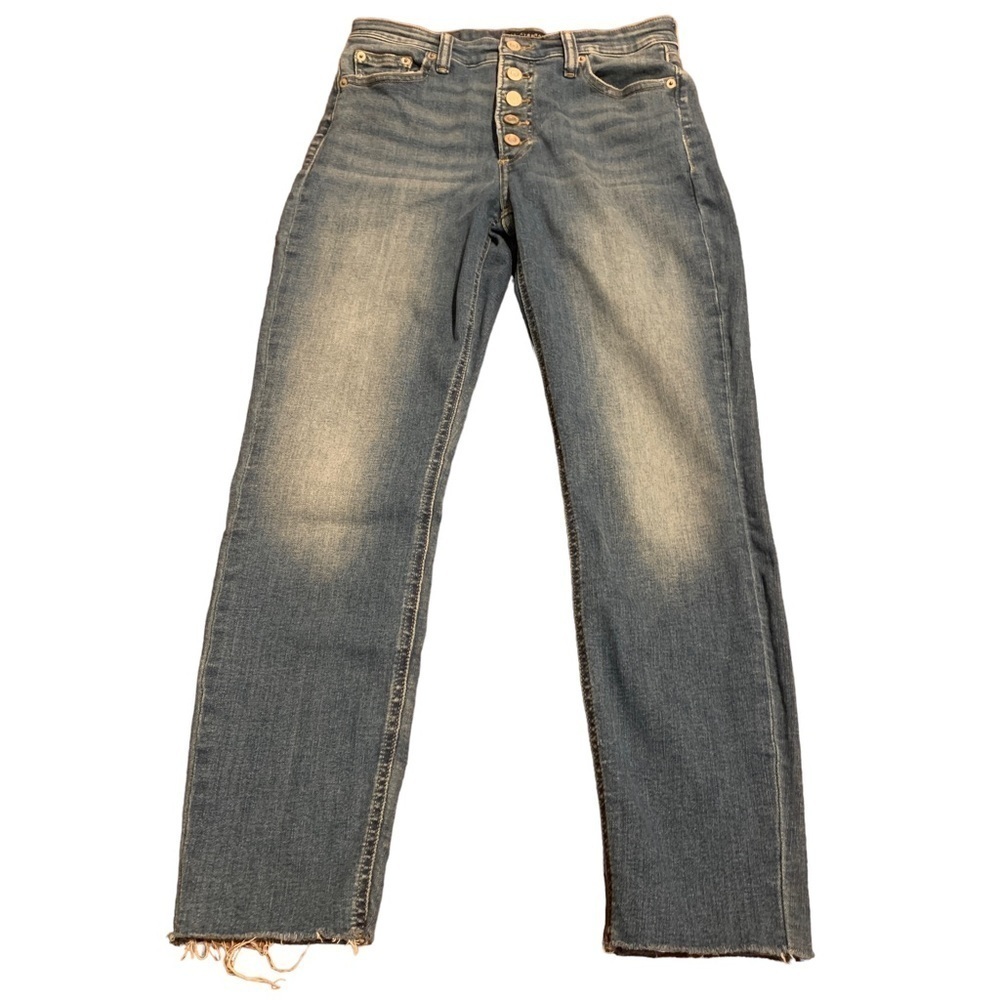 Lucky Brand High Rise Skinny Ankle Bridgette Jeans Exposed Button Fly 6/28